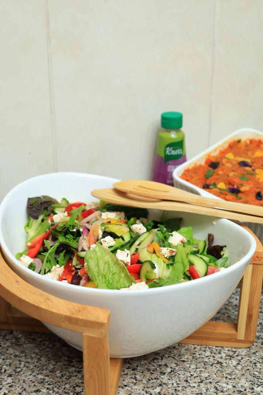 Fresh salad at Ndlovukazi Eatery
